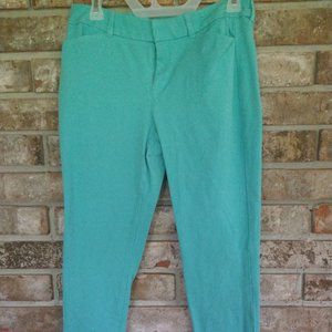 Old Navy Mint Pixie Ankle Skinny Pants size 8